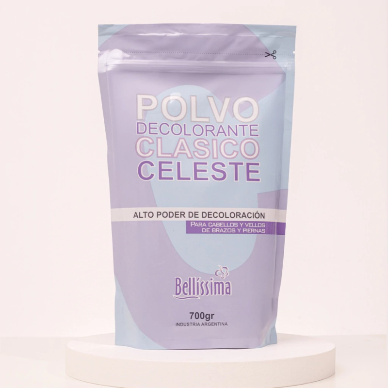 Polvo Decolorante celeste Bellissima